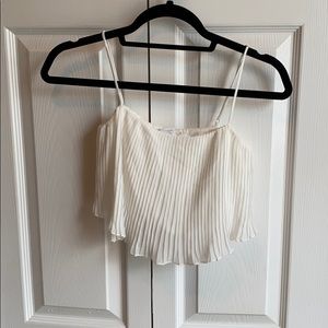 White Princess Polly Crop Top